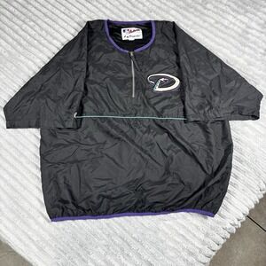 Arizona Diamondbacks 1/4 Zip Majestic Jacket MLB Authentic‎ Collection Sz 2XL